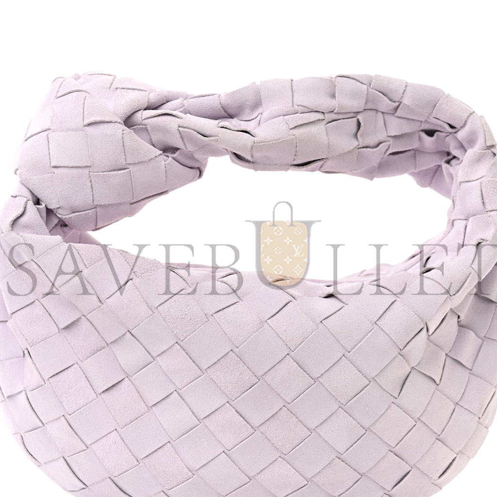 BOTTEGA VENETA SUEDE INTRECCIATO MINI JODIE MIRTH WASHED (24*13cm) BOTTEGA VENETA SUEDE INTRECCIATO MINI JODIE MIRTH WASHED (24*13cm)