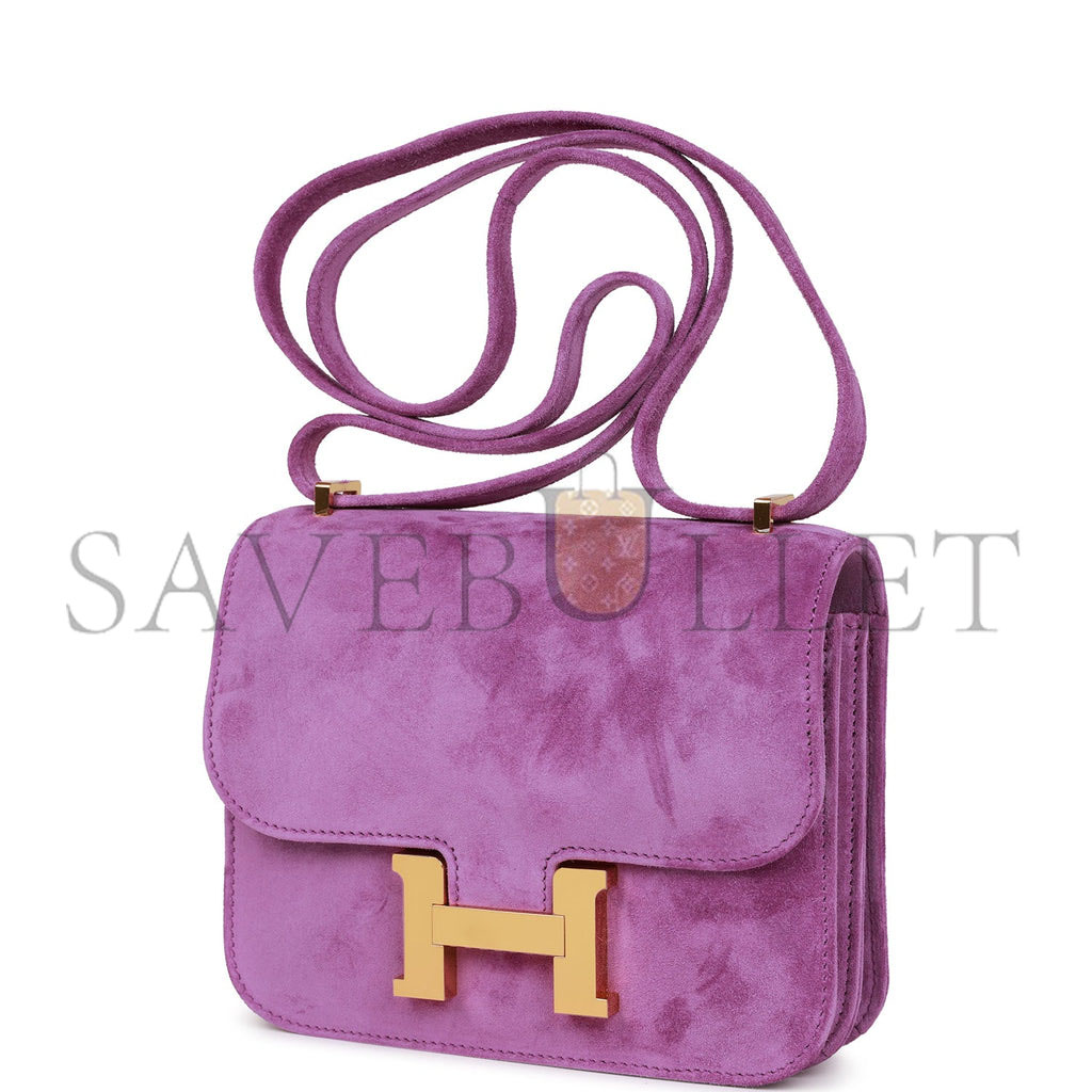 HERMES CONSTANCE 18 VIOLET DOBLIS GOLD HARDWARE 39793238179934 (18cm) HERMES CONSTANCE 18 VIOLET DOBLIS GOLD HARDWARE 39793238179934 (18cm)